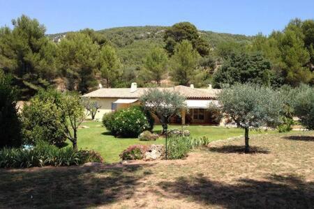 사나리쉬르메르 Maison Privee Au Calme Dans Mas Provencal 빌라 외부 사진